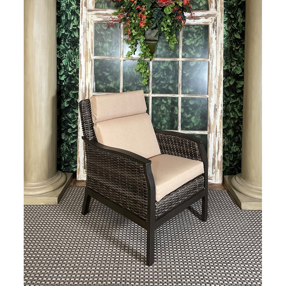 Outdoor McHusk High Back Chair Cushion   44x22x4