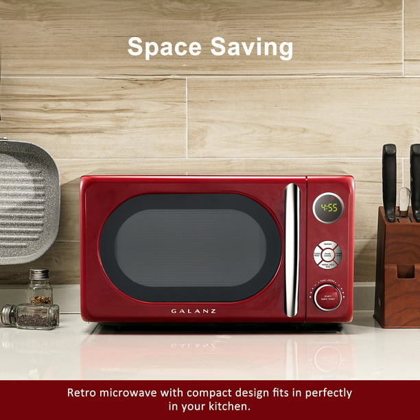 Galanz 0.7 cu ft Retro Red Microwave Oven