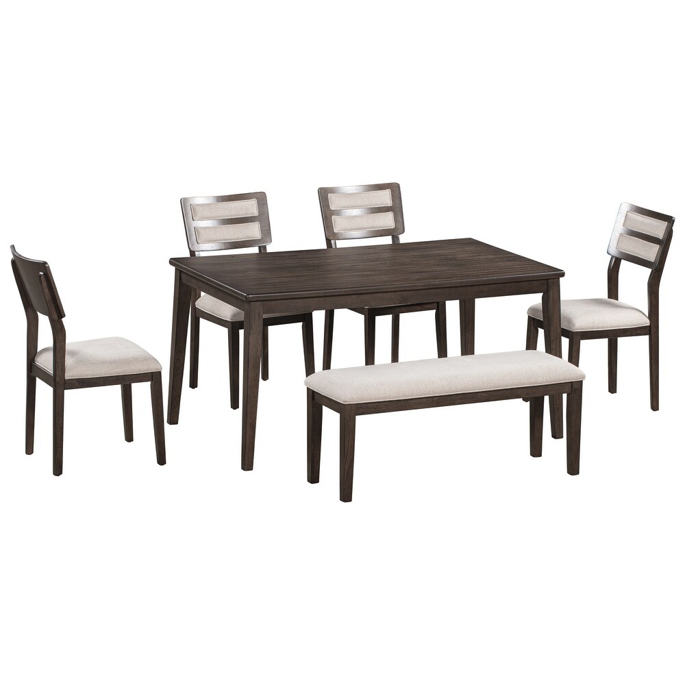 Classic and Traditional Style 6   Piece Dining Set