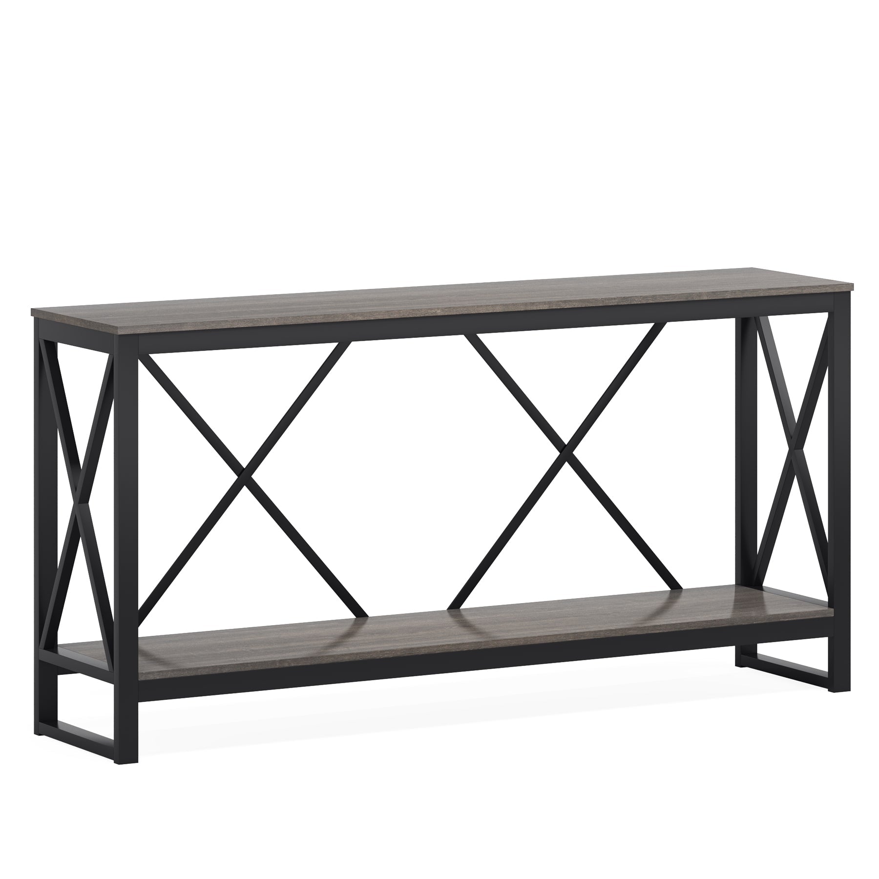 Industrial Console Table, 70.9