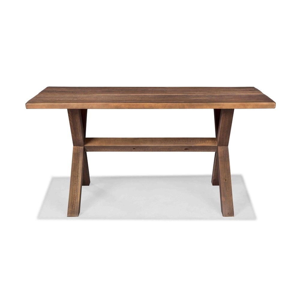 Grain Wood Furniture Montauk Trestle Table Solid Wood