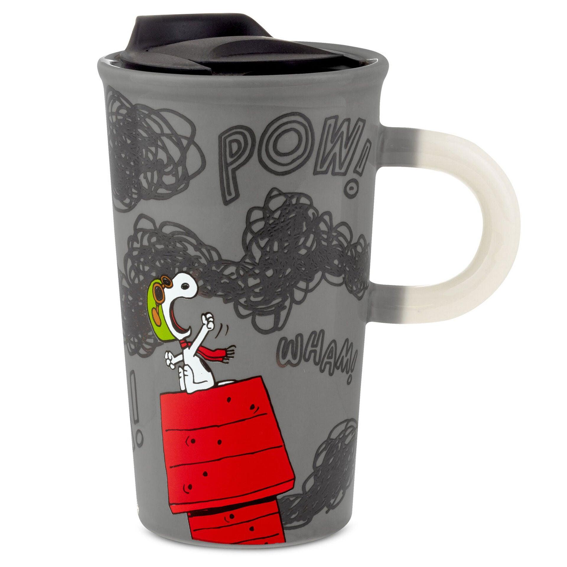 Hallmark  Peanuts® Flying Ace Snoopy Color Changing Travel Mug, 16 oz.