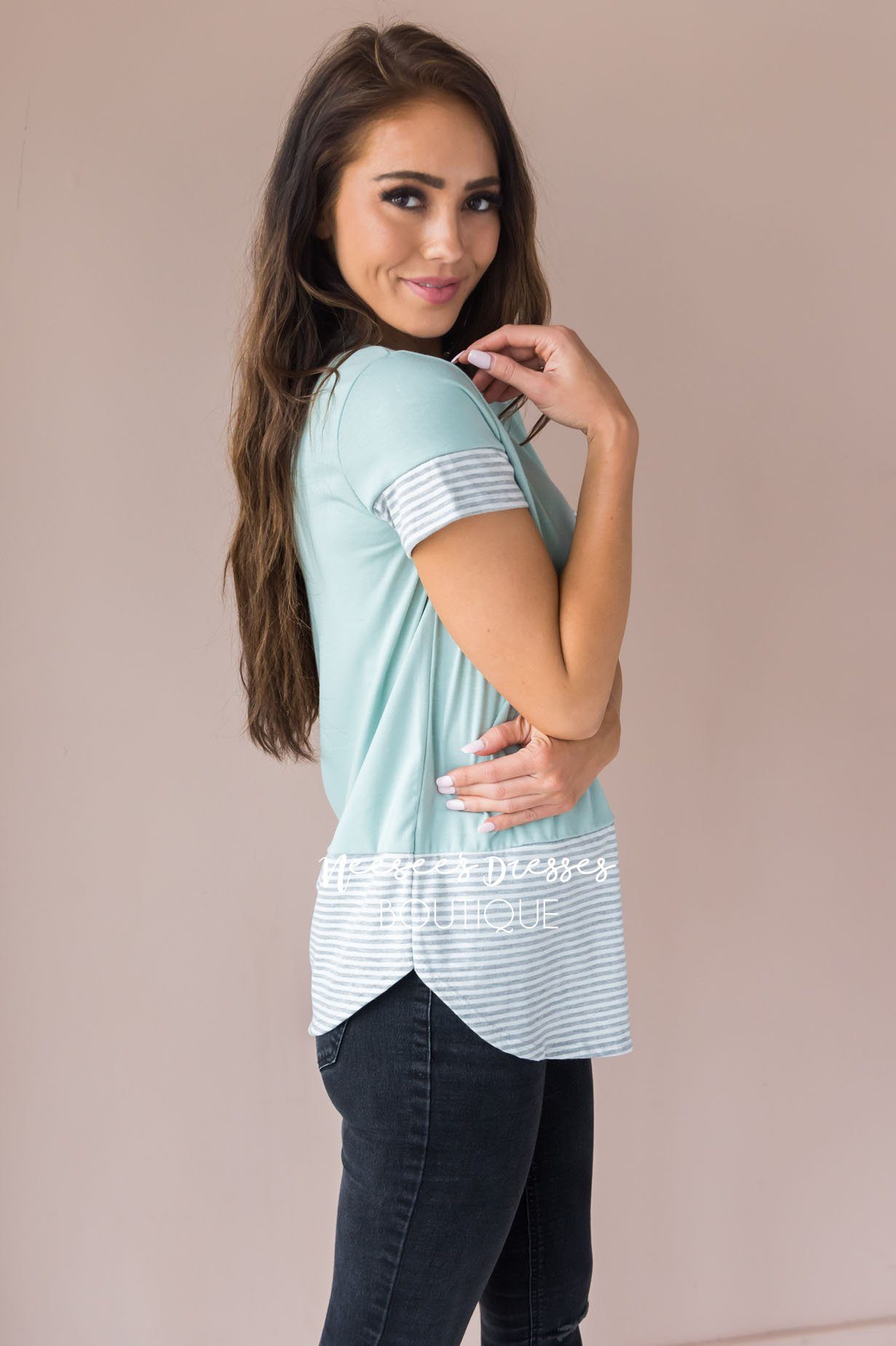 Take The Lead Modest Sparkle Tee