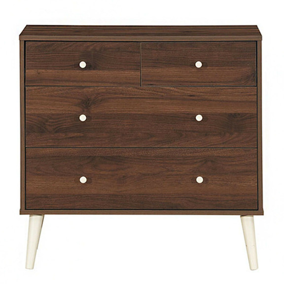 Costway 69432810 4 Drawer Dresser Cabinet Storage ...