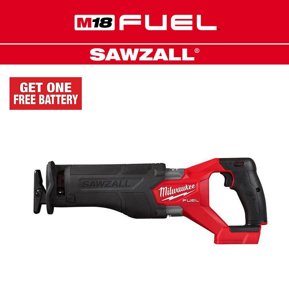 MW M18 FUEL GEN-2 18V Lithium-Ion Brushless Cordless SAWZALL Reciprocating Saw (Tool-Only) 2821-20