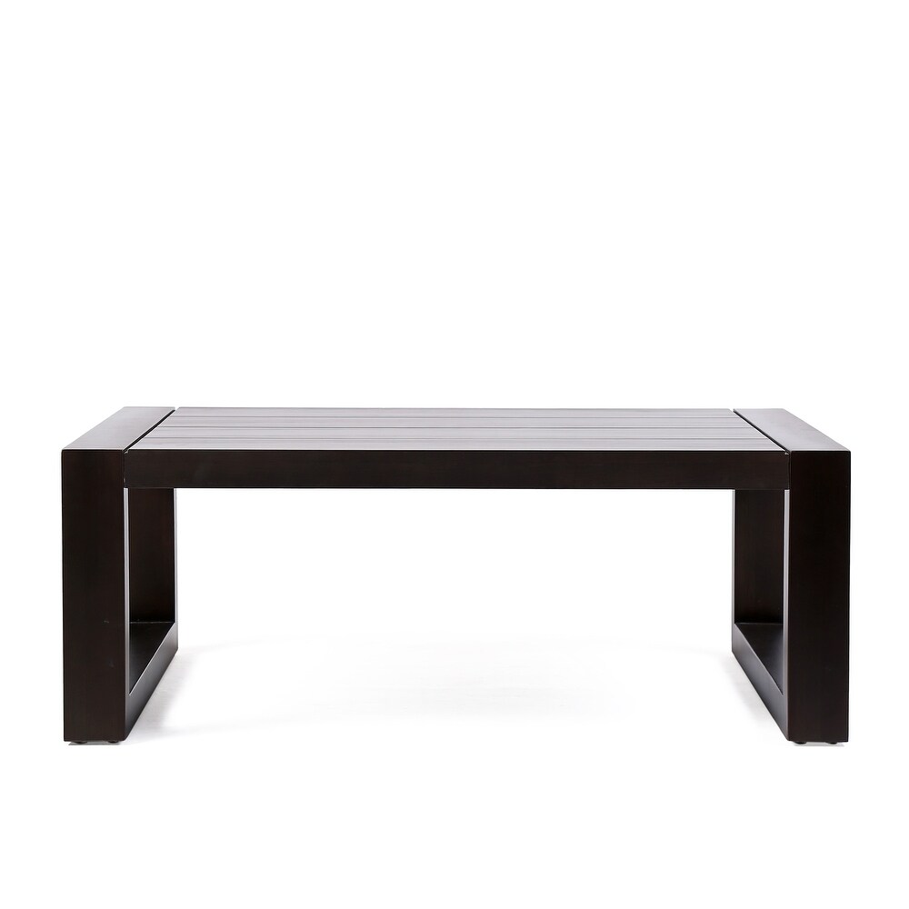 Paradise Outdoor Patio Eucalyptus Wood Coffee Table