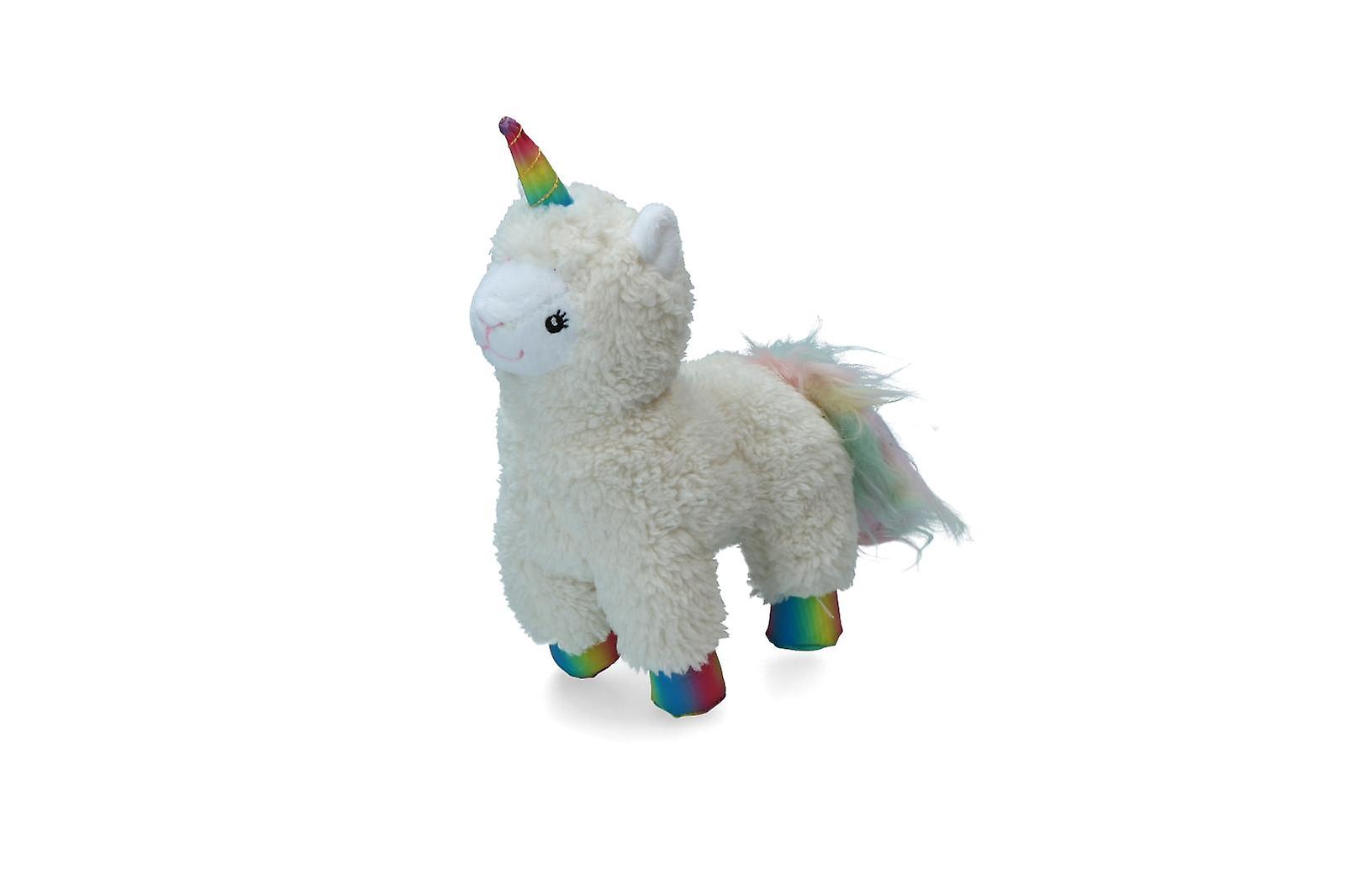 Sequine Llama Plush Dog Toy