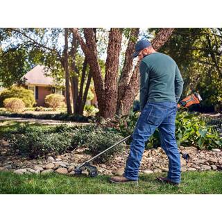 RIDGID 18V Brushless 14 in. Cordless Battery String Trimmer and Leaf Blower 2-Tool Combo Kit with 4.0 Ah Battery and Charger R019001