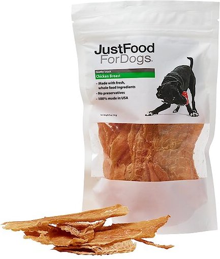 JustFoodForDogs Chicken Breast Dehydrated Dog Treats