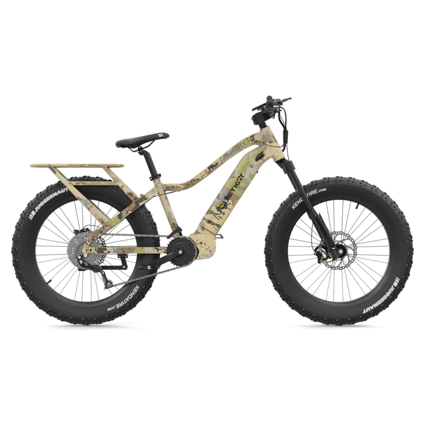 Quietkat APEX E-BIKE Mid Drive Motor Fat Tire Electric Hunting Bike