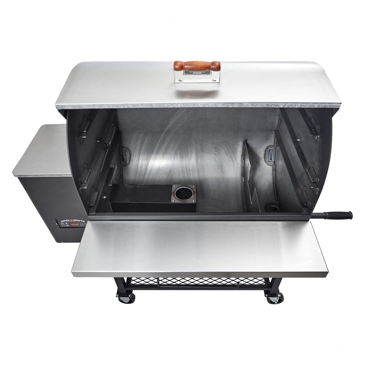 Pitts and Spitts Maverick 2000 Pellet Grill W/ 8-Inch Wheel Upgrade