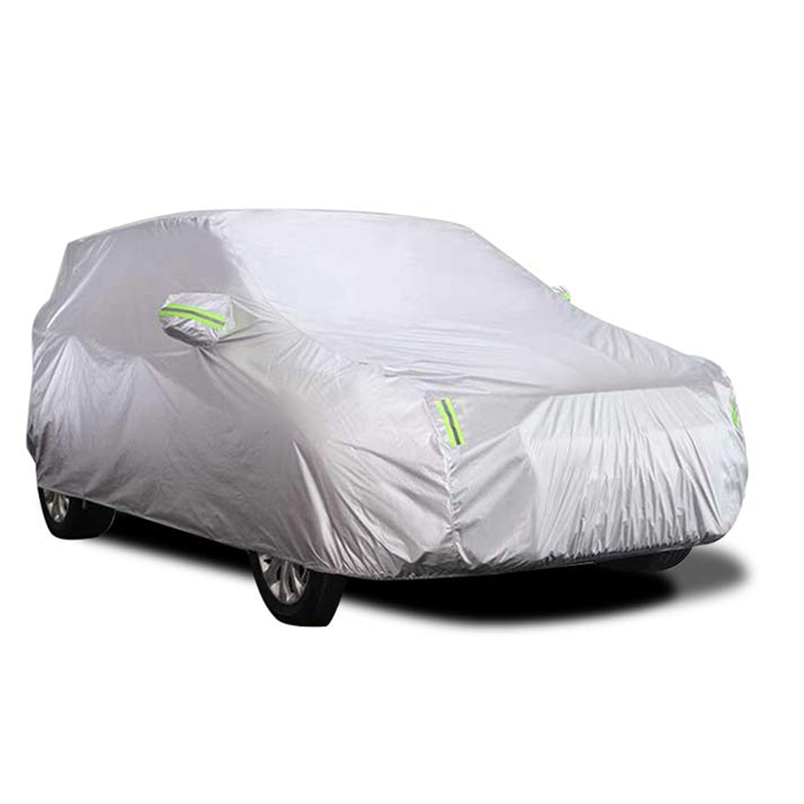 ametoys Car Cover Full Covers with Reflective Strip Sunscreen Protection Dustproof Scratch-Resistant for 4X4SUV Business Car