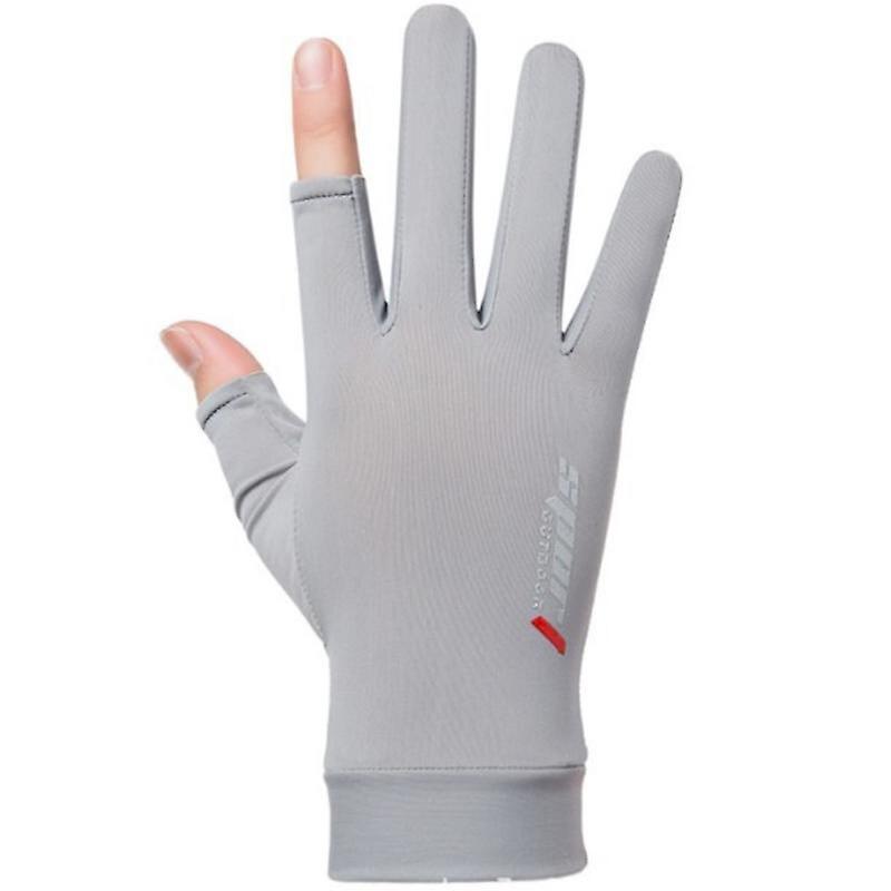 Three-finger Fishing Gloves Non-slip Wear-resistant Breathable Sunscreen Outdoor Riding Men's