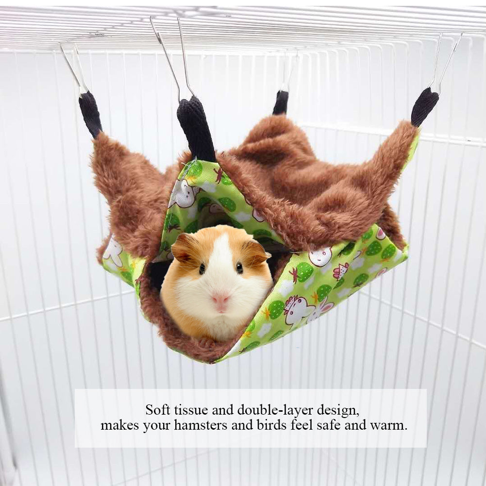 Hamster Toys， Guinea Pig Bed， Reusable Durable Safe Ferret Hammock， For Hamster Guinea Pigs Birds For Mice