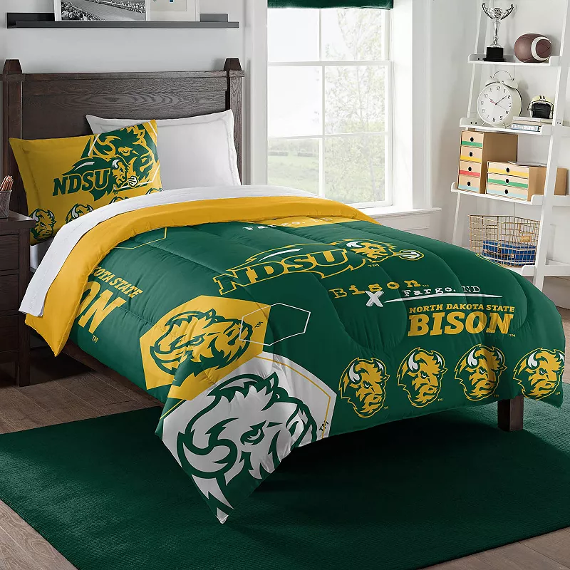 The Northwest North Dakota State Bison Twin Comforter Set with Sham