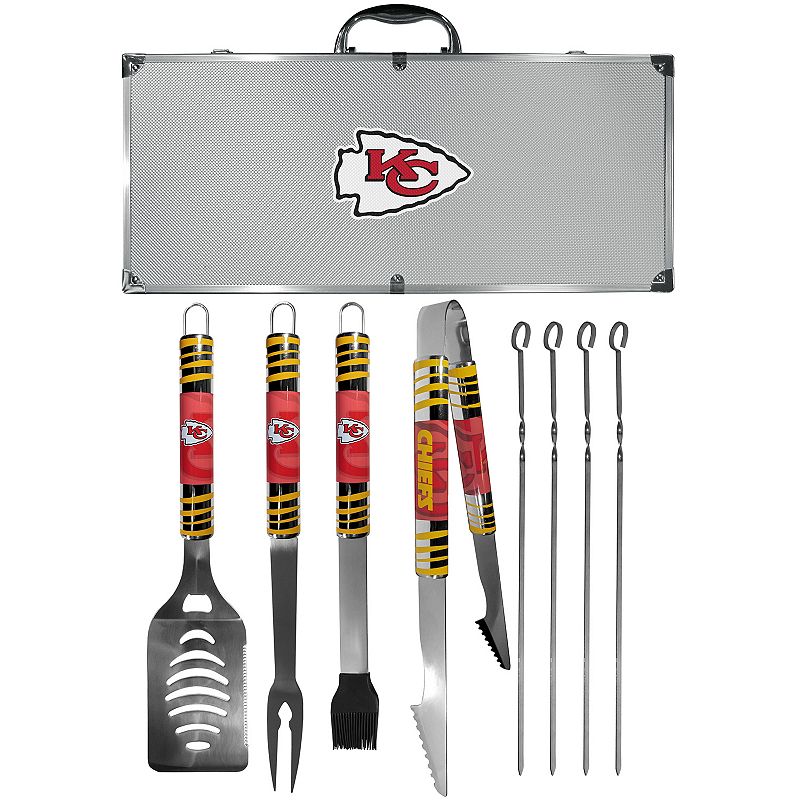 Kansas City Chiefs Tailgater 8-Piece BBQ Grill Set