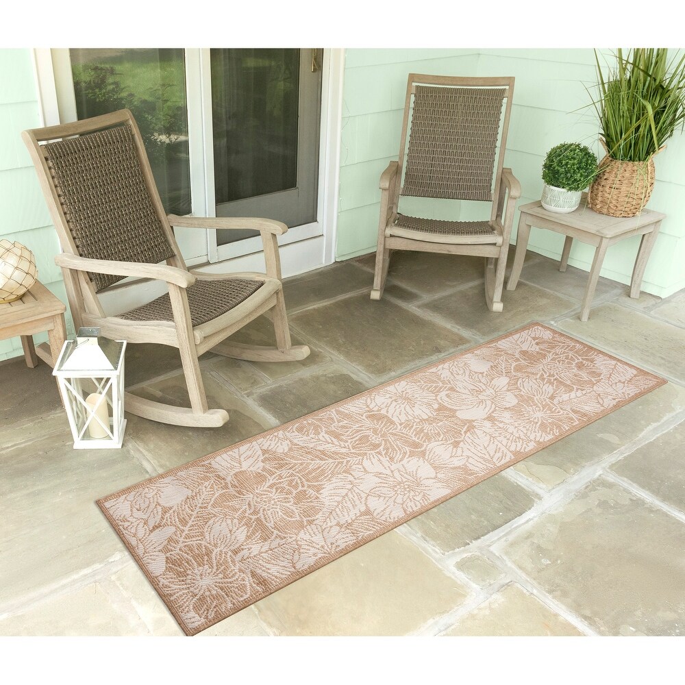 Liora Manne Carmel Botanical Indoor/Outdoor Rug