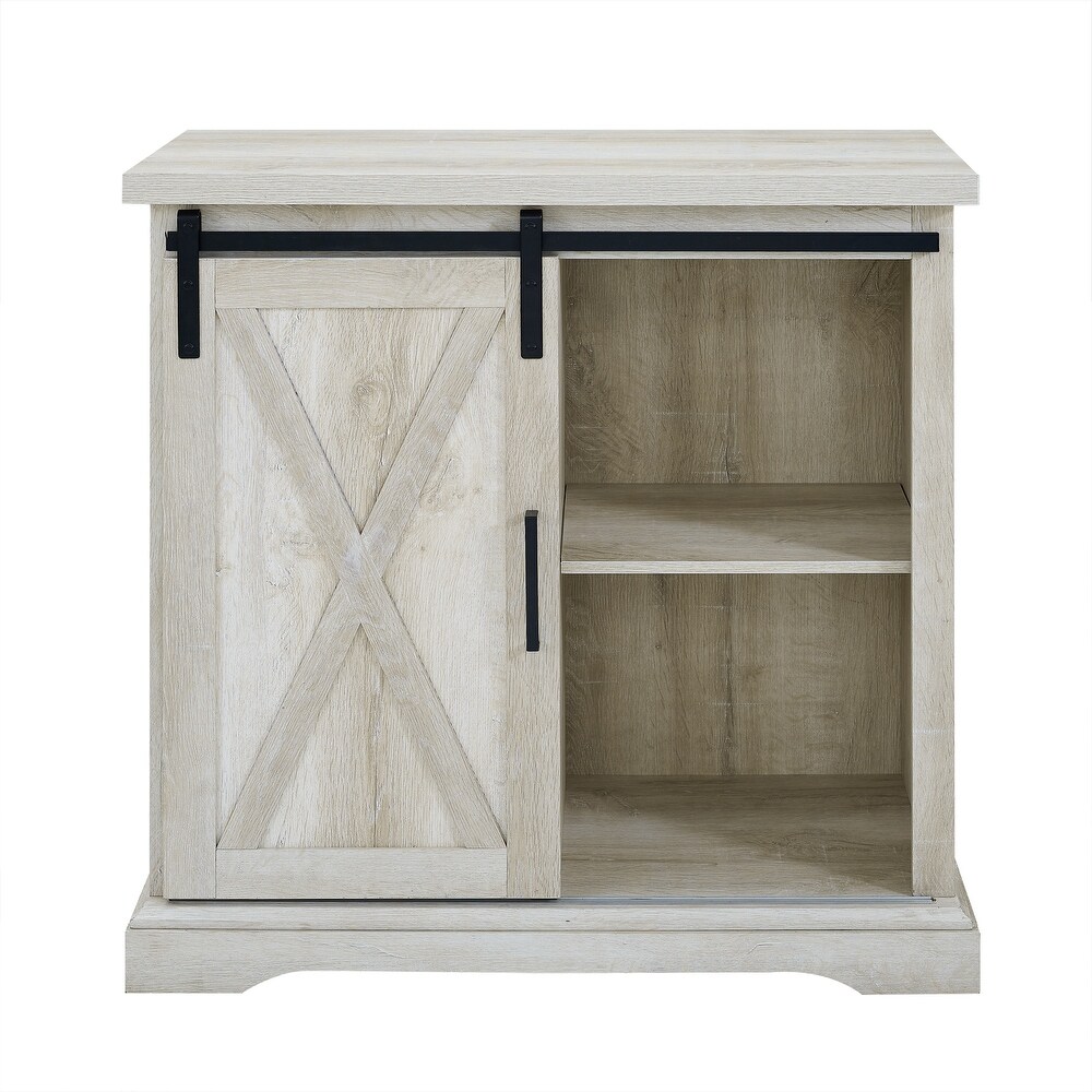 Middlebrook Wind Gap 32 inch Sliding Barn Door Cabinet