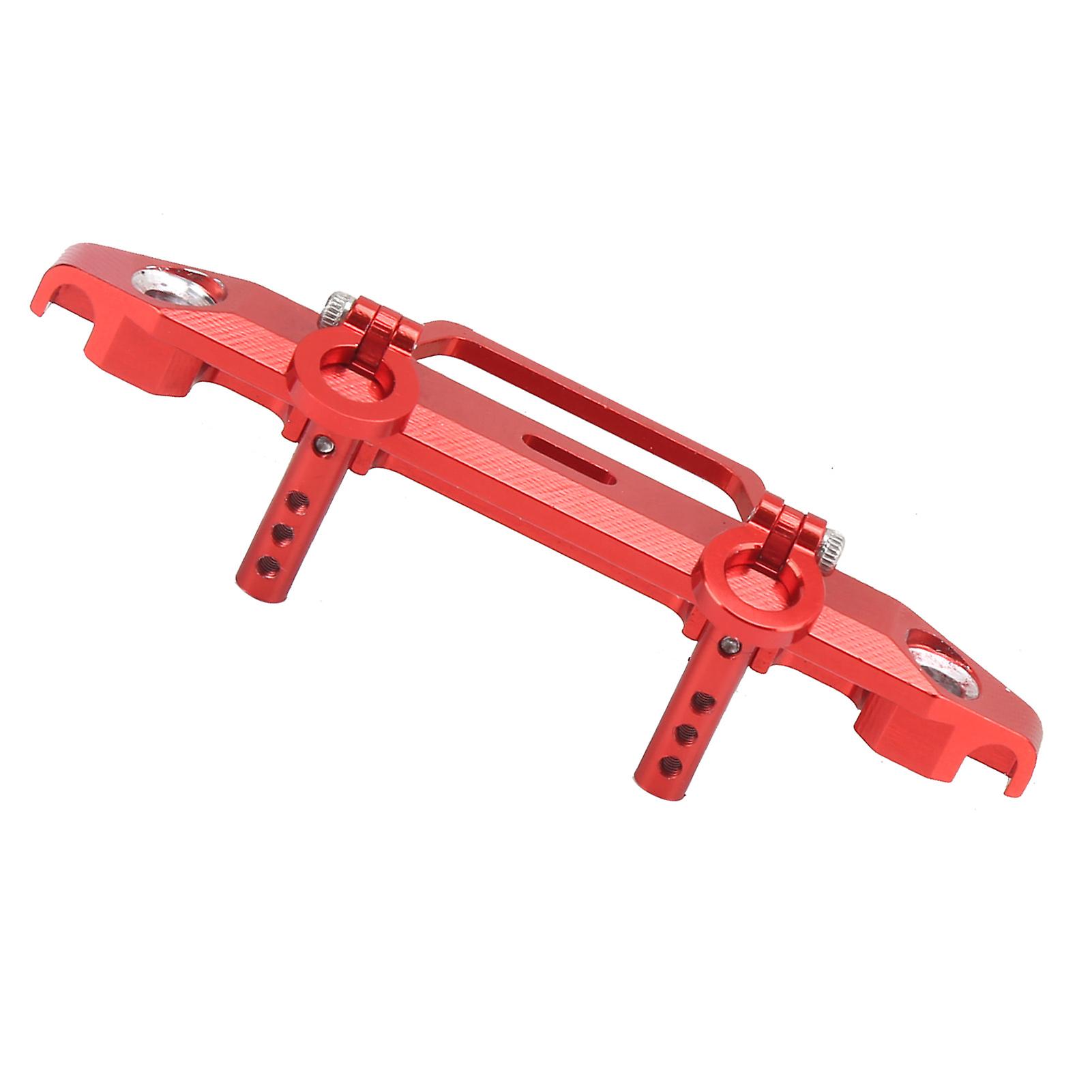 1/24 Rc Aluminum Alloy Metal Front Bumper Bumper Accessories For Axial Scx24 90081red