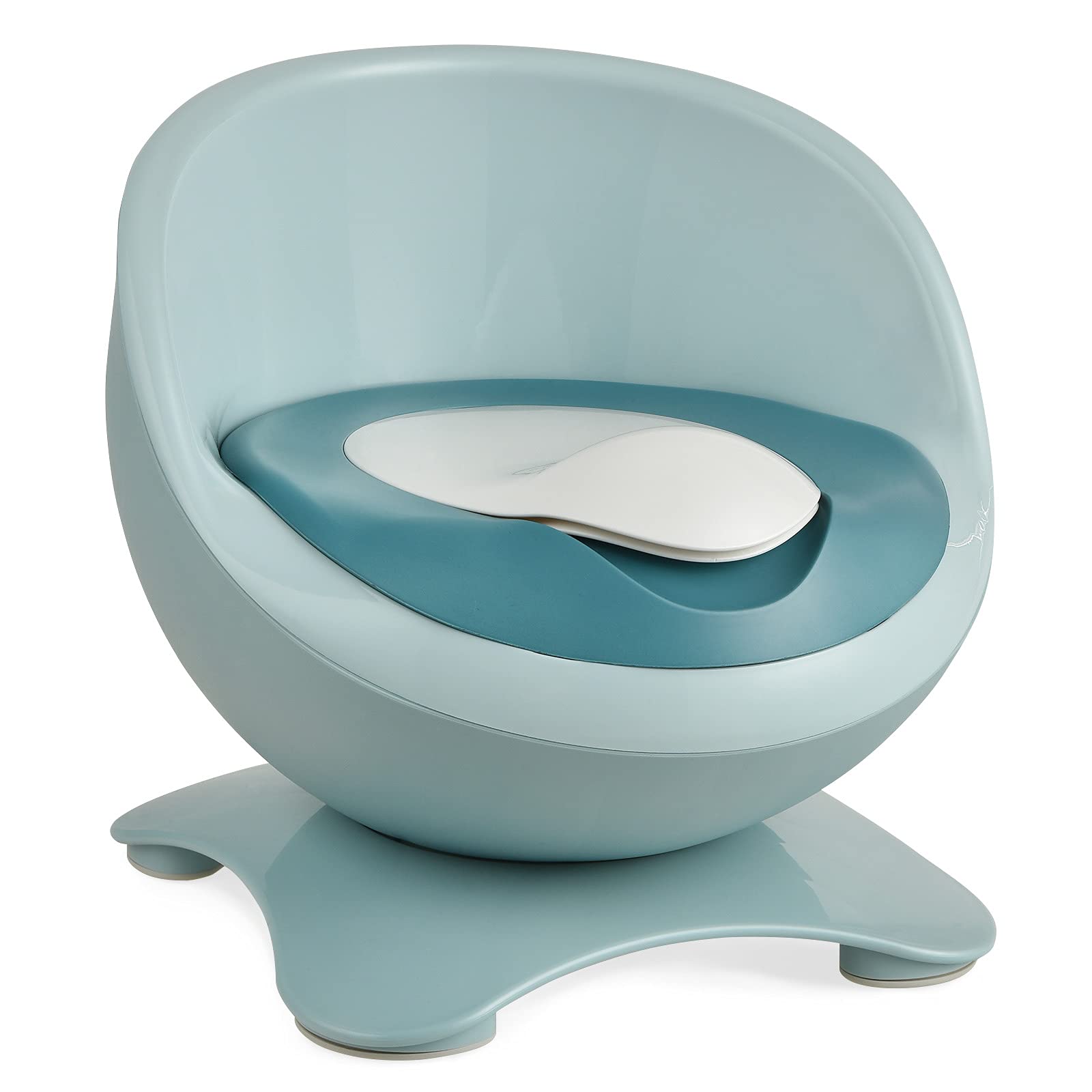 Costzon 2 in 1 Potty Training Seat, Potty Training Toilet w/Removable Potty Pot & Splash Guard