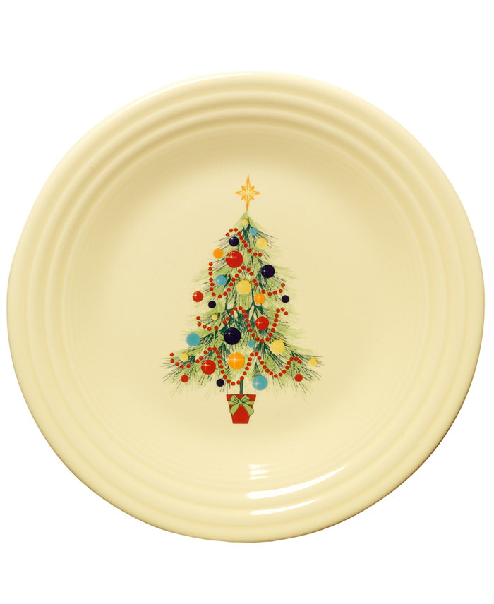 Fiesta Christmas Tree 9 Lunch Plate