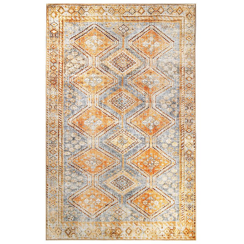 SUPERIOR Pershing Boho Geometric Diamonds Indoor Area Rug