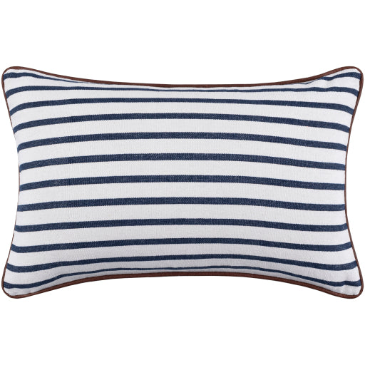 Charlize Striped Blue Pillow