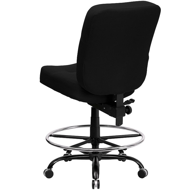 Flash Furniture Big and Tall Black Drafting Ergonomic Desk Chair