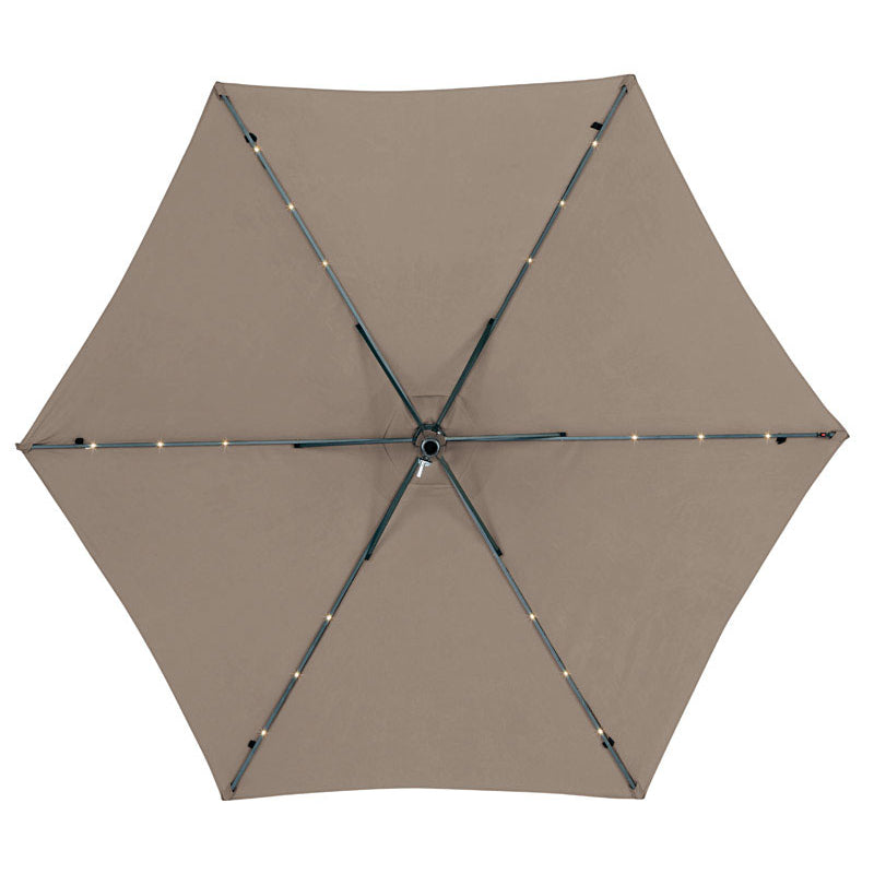 SOLAR UMBRELLA 9' TAUPE