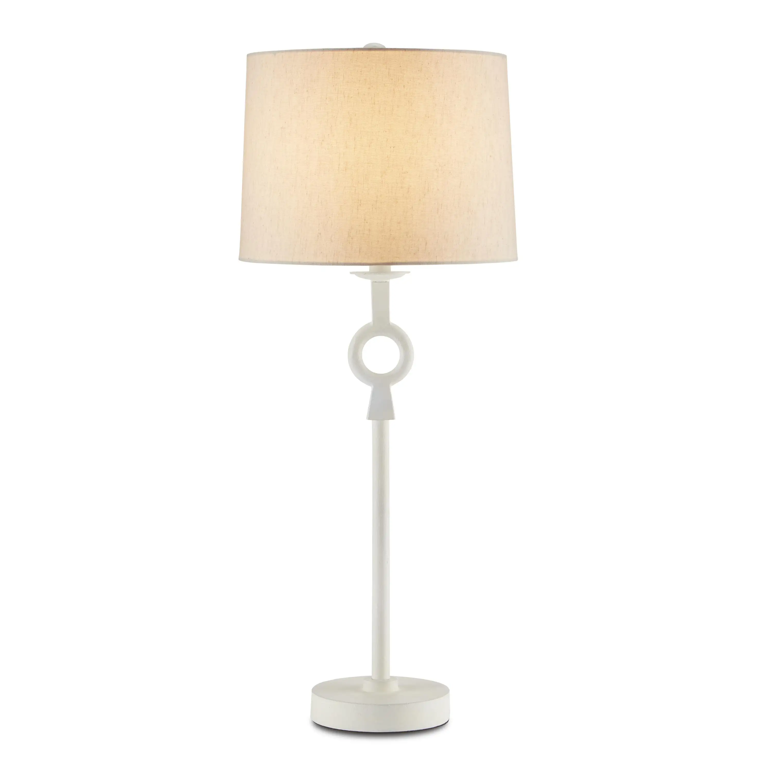 Currey and Company Germaine White Table Lamp - 34