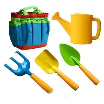 Children's Horticultural Tools Set Potted Plants Flowers Vegetables And Meat Planting Three Piece Set Children's Beach Toys