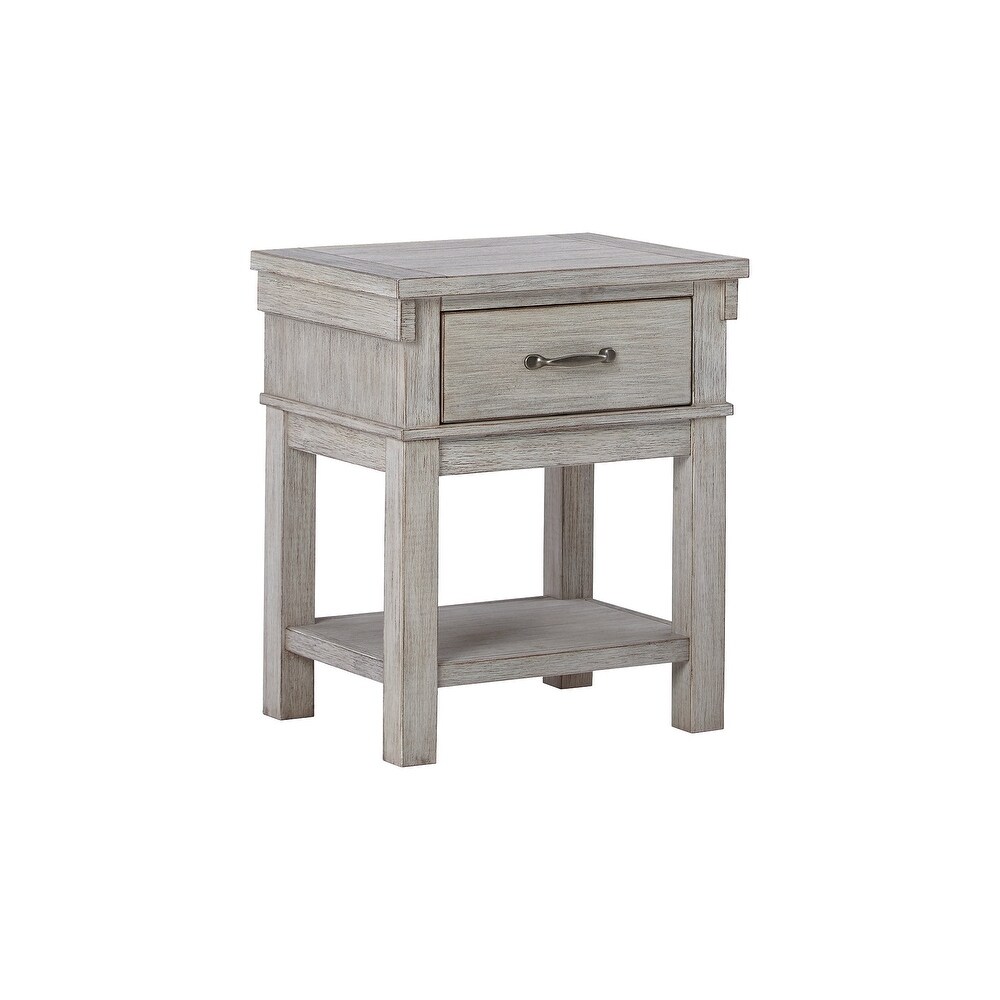 Signature Design by Ashley Shamryn Woodgrain 1 drawer Nightstand