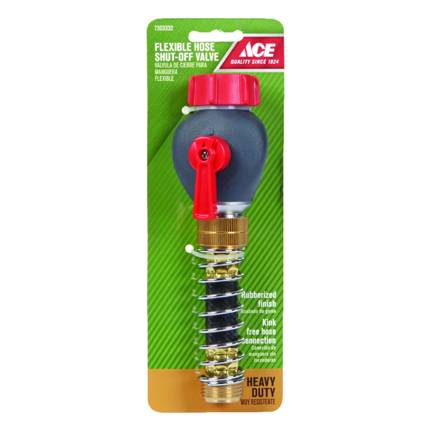 Ace Metal Threaded Male Hose Flex Shut-off Valve