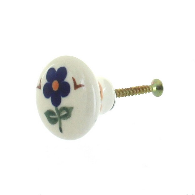 Blue Rose Polish Pottery 200 Vena Drawer Pull