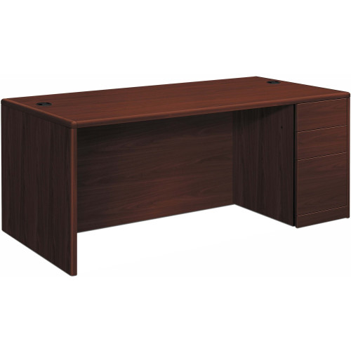 HON 10700 Series Mahogany Laminate Desking (10701RNN)