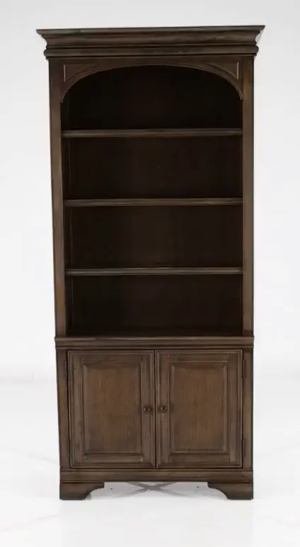 Arcadia Chestnut Brown Display Bookshelf