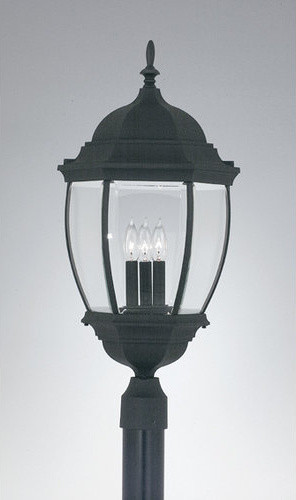 Tiverton 13 quotPost Lantern  Black   Traditional   Post Lights   by Buildcom  Houzz