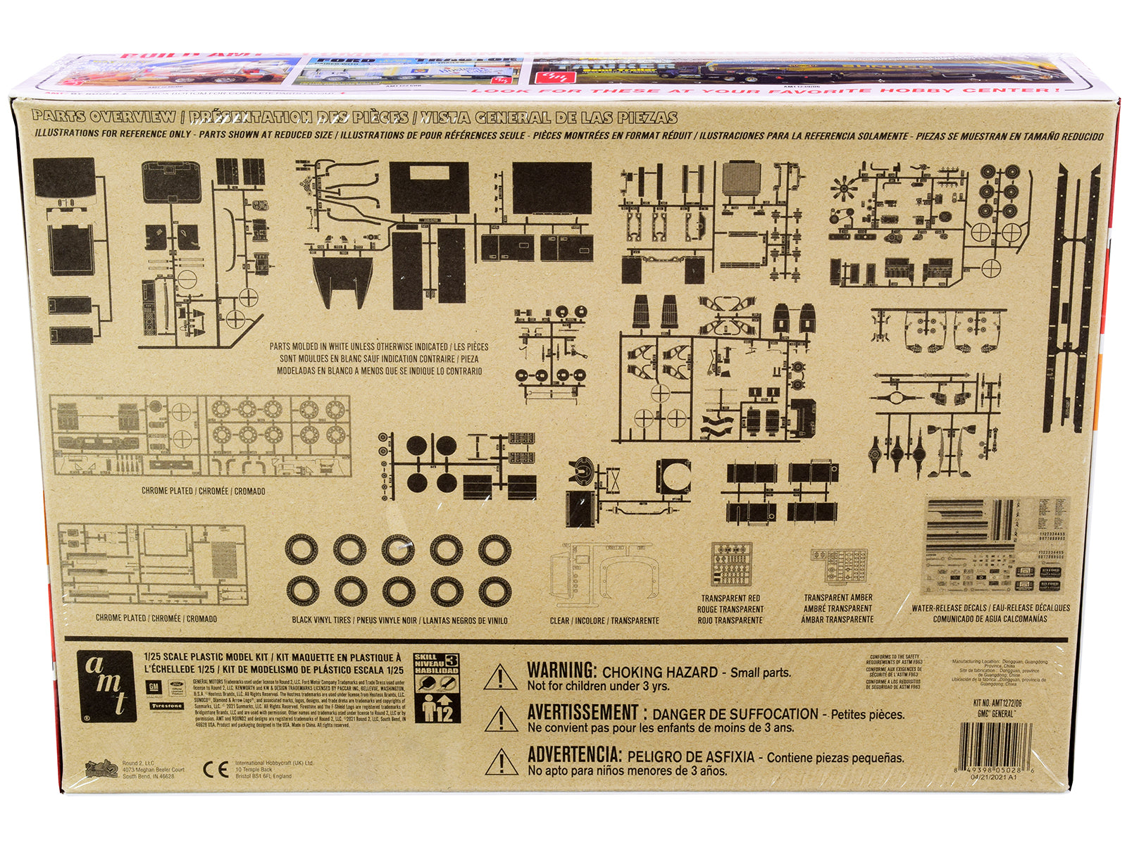 AMT AMT1272 1976 GMC General Semi Model Tractor - Plastic Model Kit