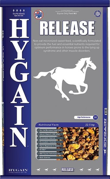 Hygain Release Horse Feed， 44-lb bag