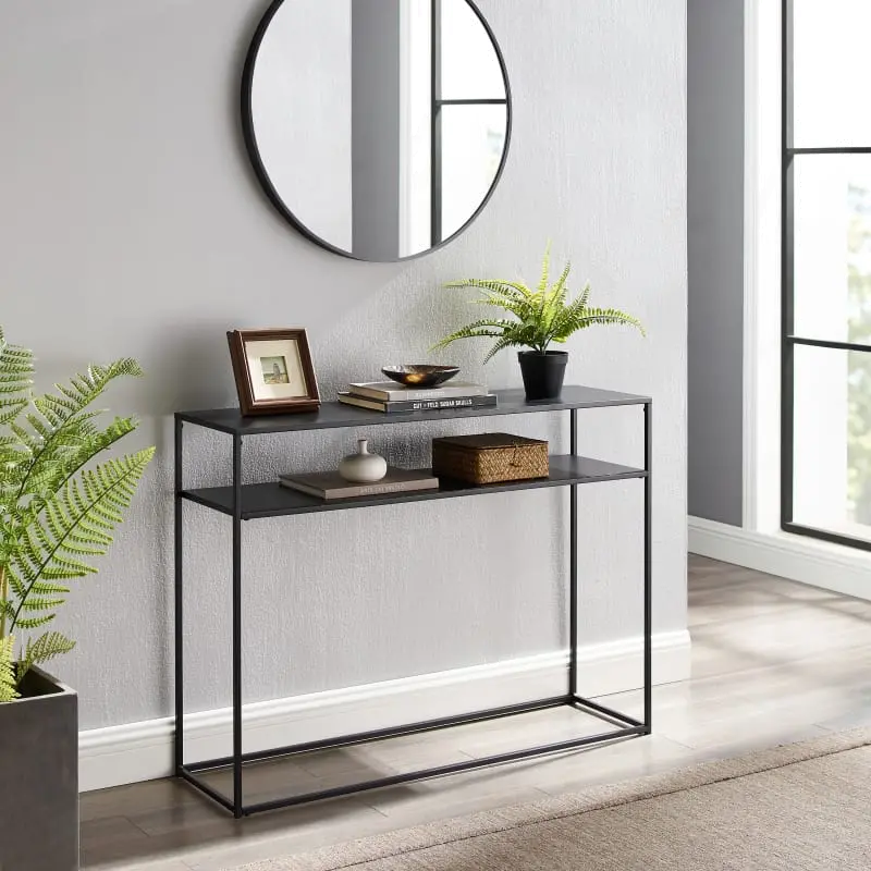 Braxton Black Sofa Table