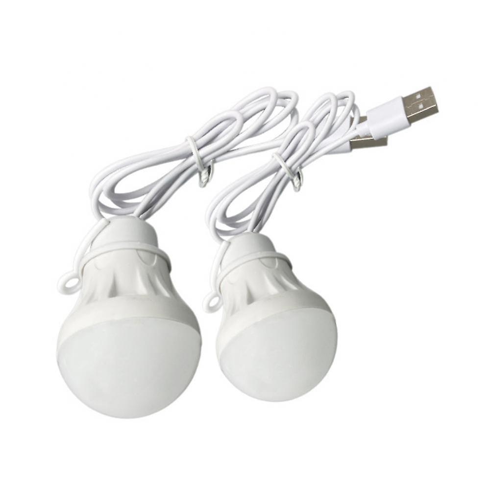 Low -voltage Led Portable Lamp Light Bulb Usb 5v Mobile Power Bulb Charging Floor