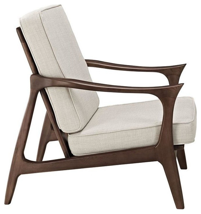 Paddle Upholstered Lounge Chair   Midcentury   Armchairs And Accent Chairs   by V.S.D Furniture  Houzz