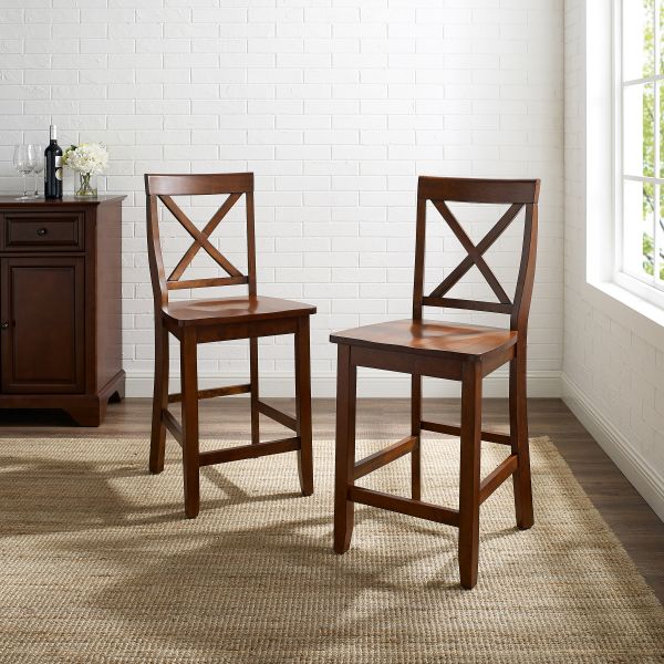 X-Back 2Pc Counter Stool Set