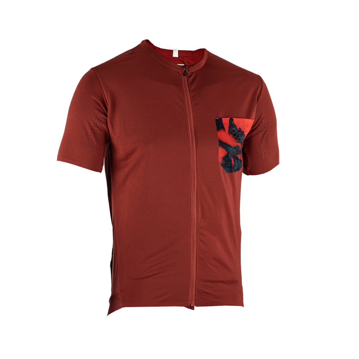 Leatt Trail 3.0 Short Sleeve MTB Jersey - Lava - 2023
