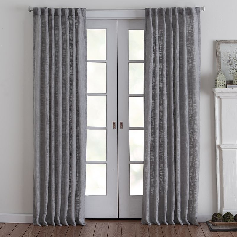 Corona Curtain Eastman Solid Back Tab Window Curtain