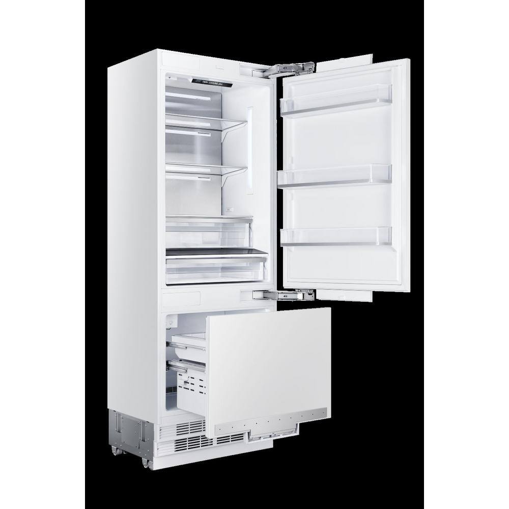 30 in. Built-in Refrigerator with 11.5 cu. ft.  Bottom Freezer with 4.5 cu. ft. a total of 16.0 cu. ft. Panel Ready HRBIBM30PR