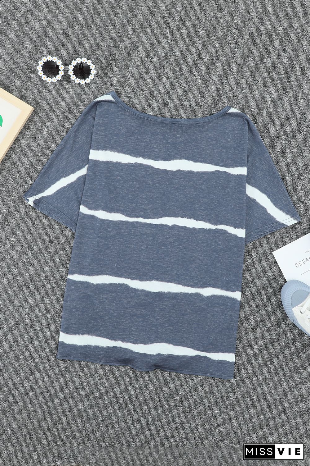 Tie-dye Print Loose T-shirt