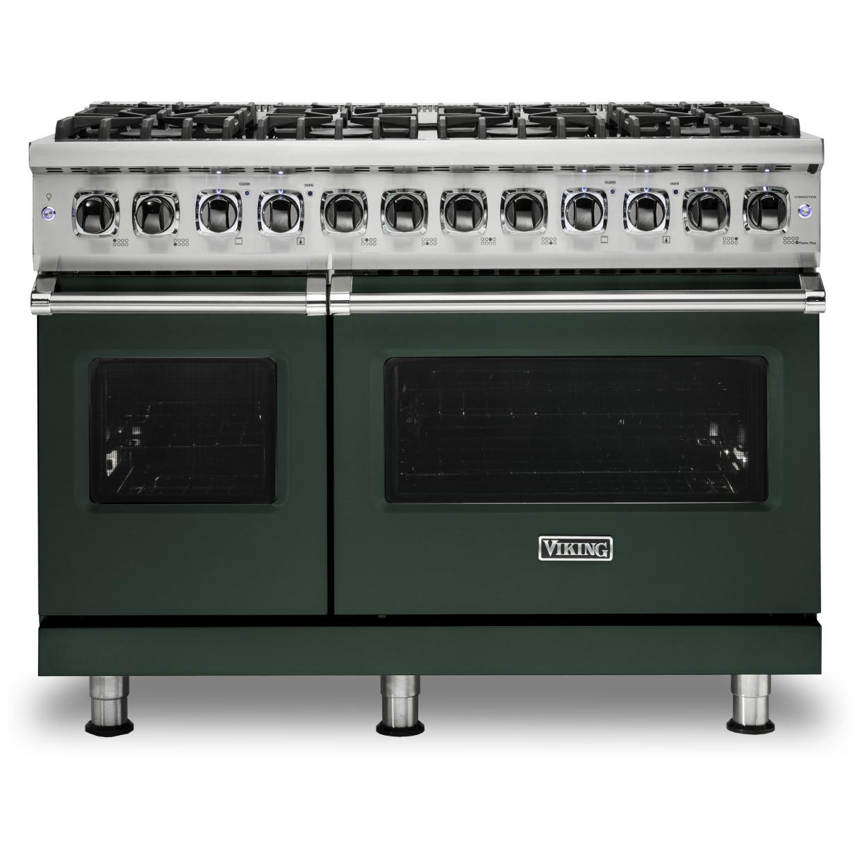 Viking 48-inch Freestanding Dual-Fuel Range with TruConvec Convection Cooking CVDR548-8BBFLP