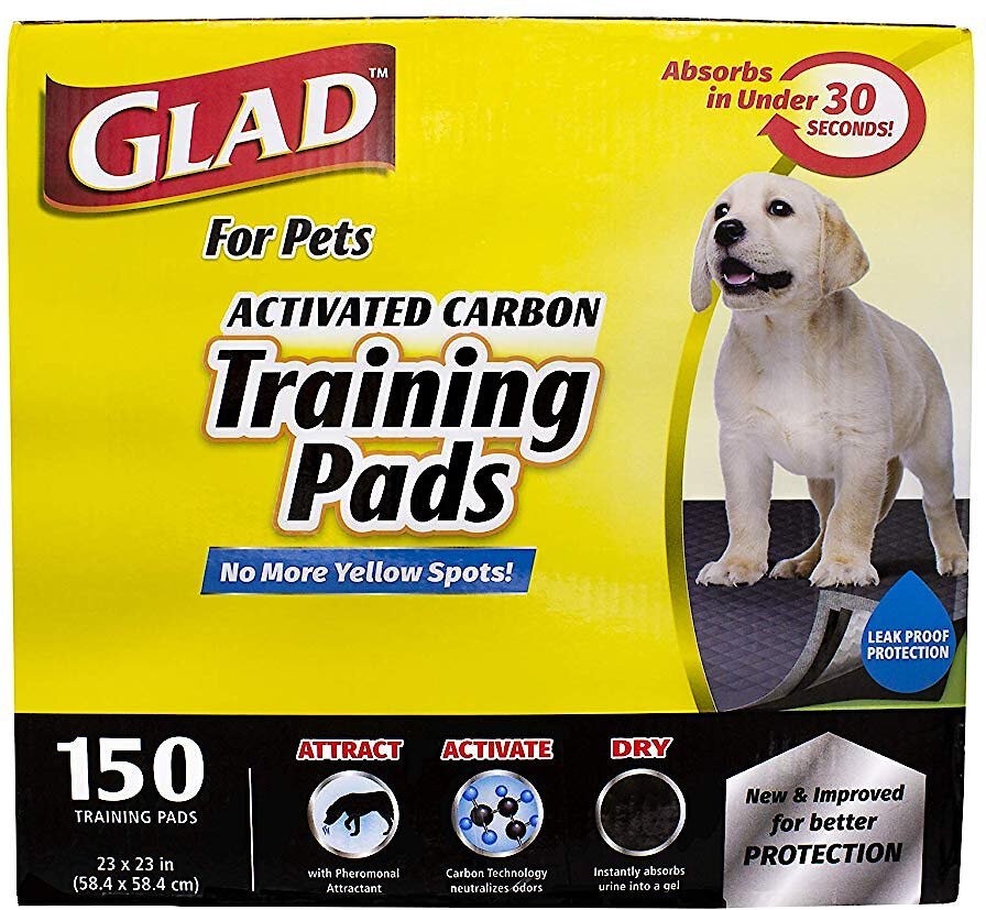 Glad For Pets Activated Carbon Dog Training Pads， 23