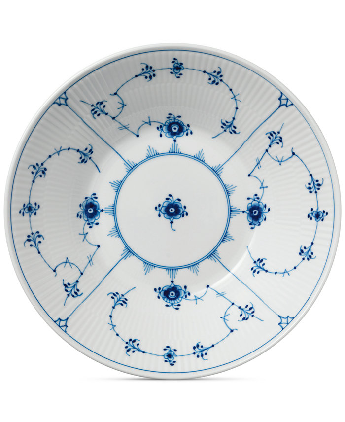 Royal Copenhagen Blue Fluted Plain Pasta Bowl